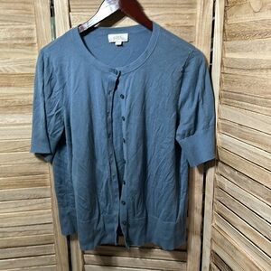Loft Outlet short sleeve cardigan
